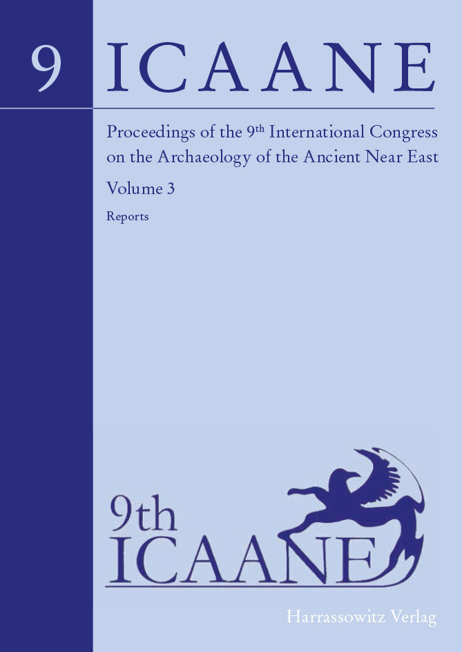 Proceedings of the 9th International Congress on the Archaeology of the Ancient Near East main product photo