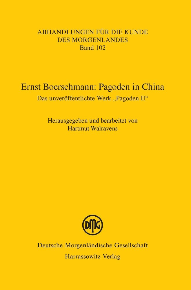 Ernst Boerschmann: Pagoden in China main product photo