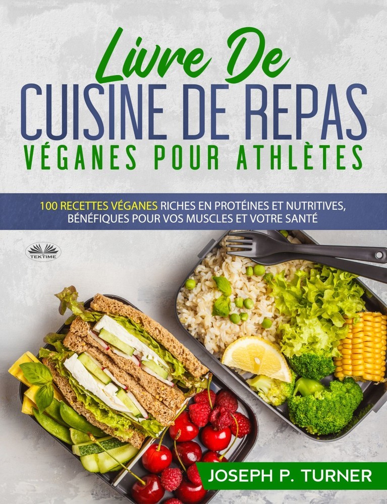 Livre De Cuisine De Repas Véganes Pour Athlètes main product photo