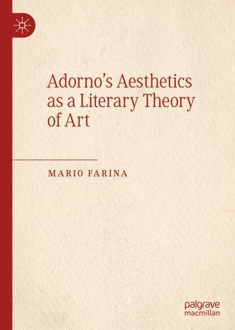 Adorno's Aesthetics as a Literary Theory of Art main product photo