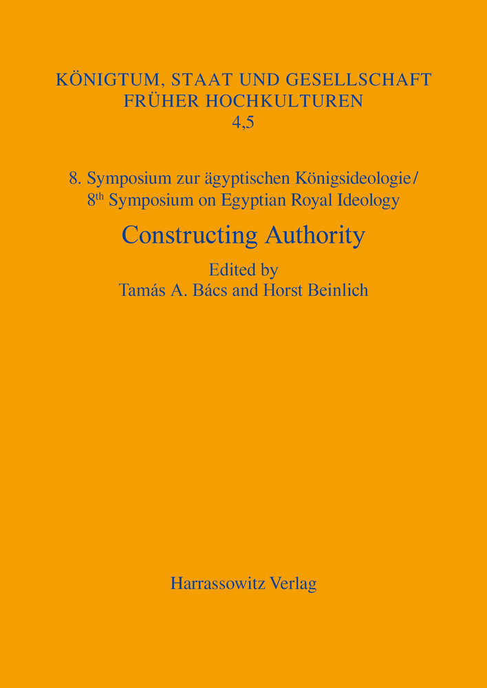 8. Symposium zur ägyptischen Königsideologie/8th Symposium on Egyptian Royal Ideology main product photo