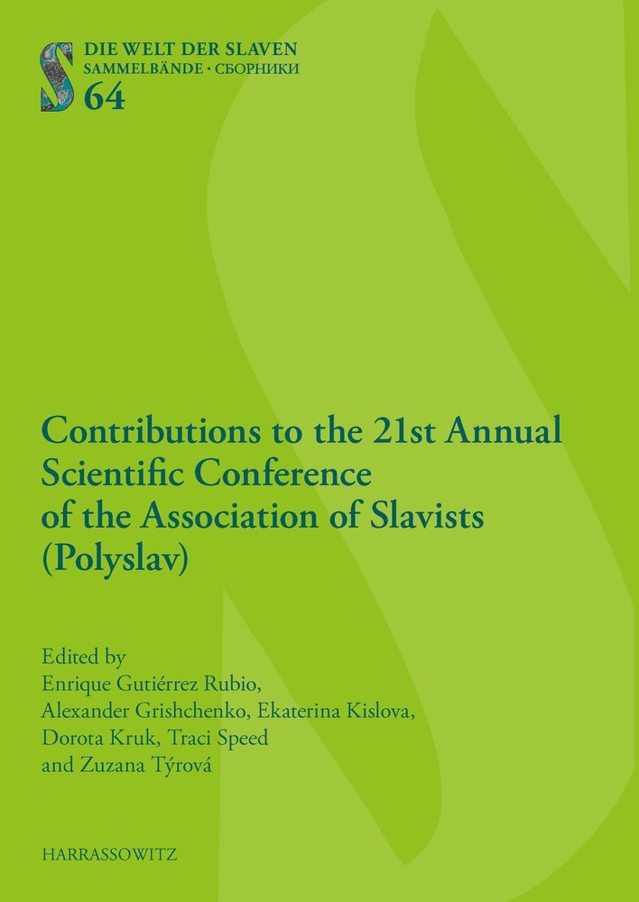 Contributions to the 21st Annual Scientific Conference of the Association of Slavists (Polyslav) main product photo
