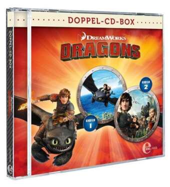 Drachenzähmen leicht gemacht 1+2-Hörspiele, 2 Audio-CD