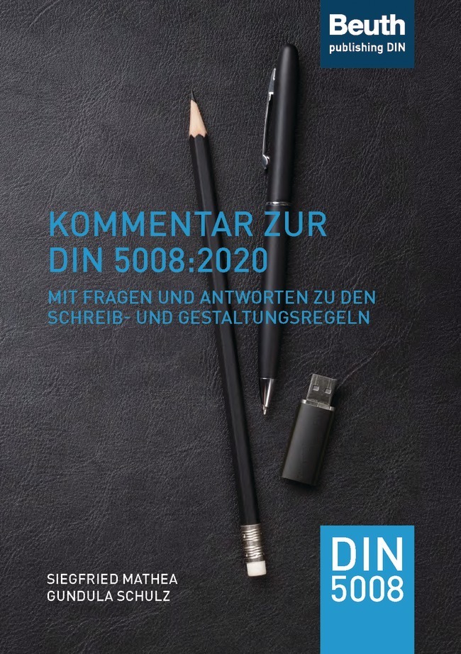 Kommentar zur DIN 5008:2020 main product photo