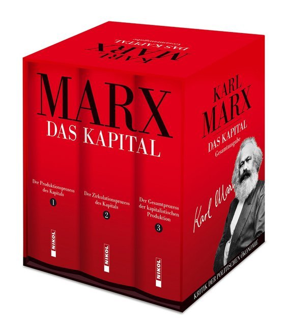 Karl Marx: Das Kapital (Vollständige Gesamtausgabe), 3 Teile main product photo