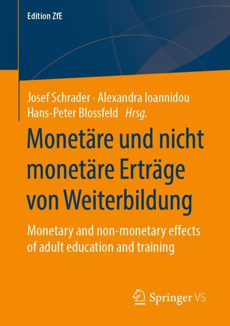 Monetäre und nicht monetäre Erträge von Weiterbildung main product photo