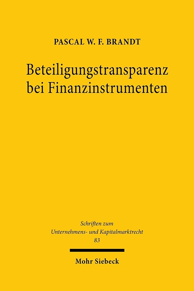 Beteiligungstransparenz bei Finanzinstrumenten main product photo