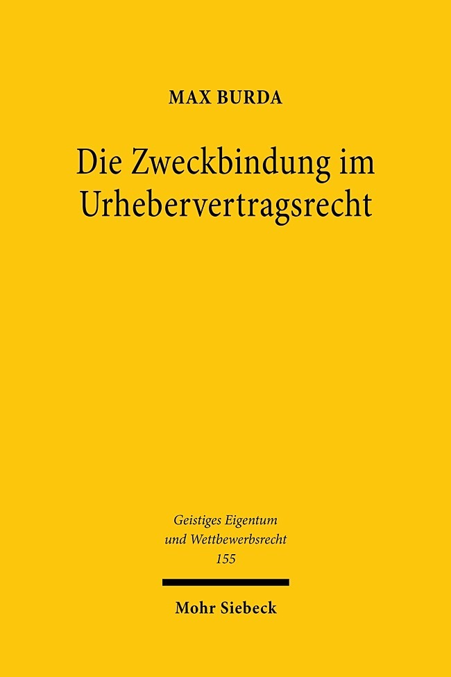 Die Zweckbindung im Urhebervertragsrecht main product photo