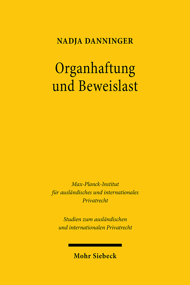 Organhaftung und Beweislast main product photo
