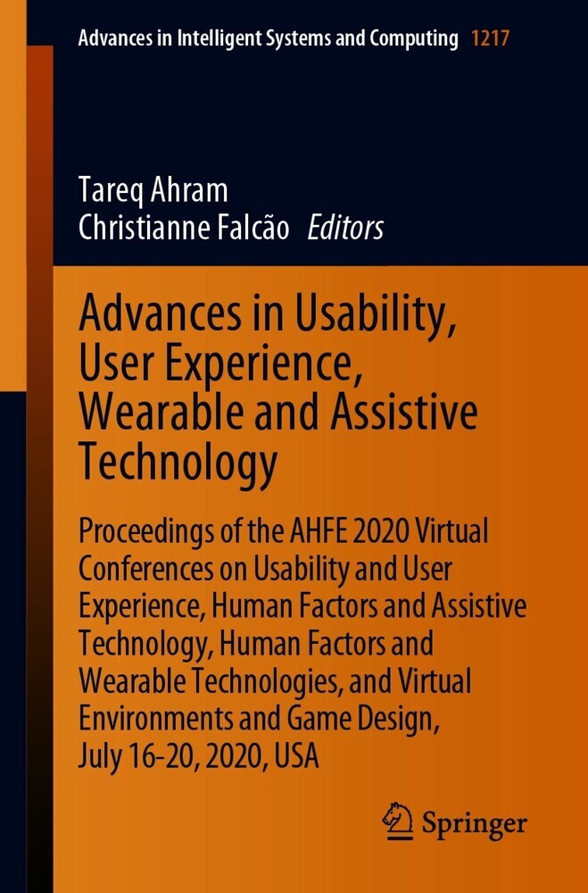 Advances in Usability, User Experience, Wearable and Assistive Technology main product photo