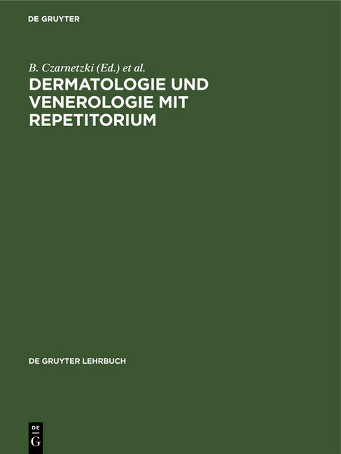 Dermatologie und Venerologie mit Repetitorium main product photo