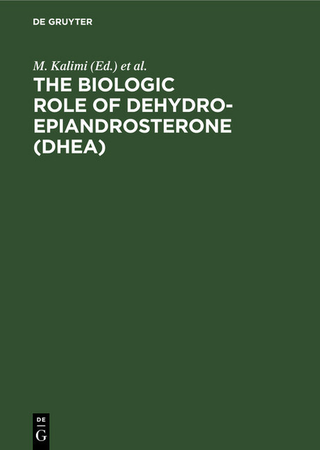 The Biologic Role of Dehydroepiandrosterone (DHEA) main product photo