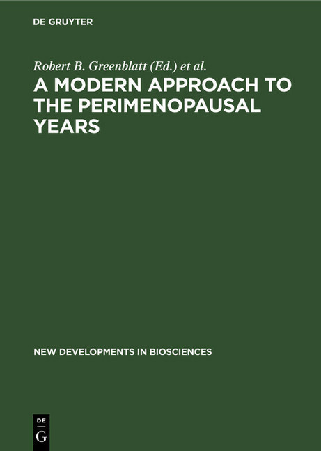 A Modern Approach to the Perimenopausal Years main product photo