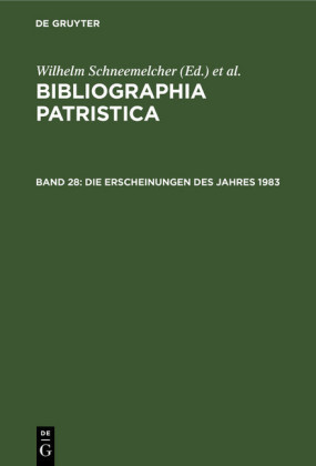 Die Erscheinungen des Jahres 1983