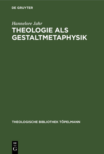 Theologie als Gestaltmetaphysik main product photo