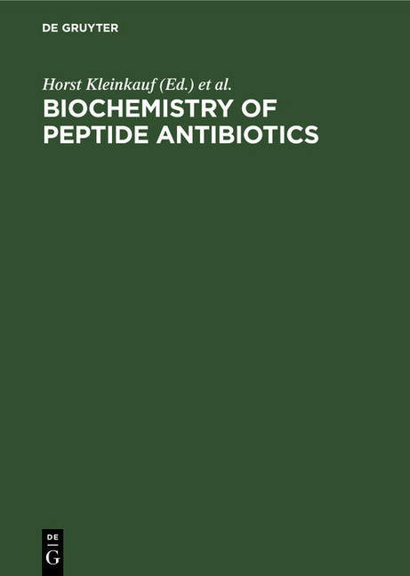 Biochemistry of Peptide Antibiotics main product photo