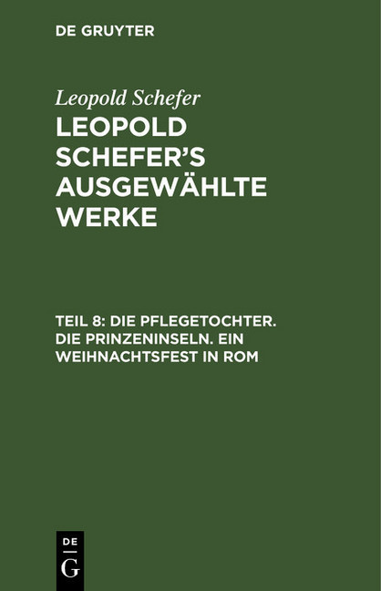 Die Pflegetochter. Die Prinzeninseln. Ein Weihnachtsfest in Rom main product photo