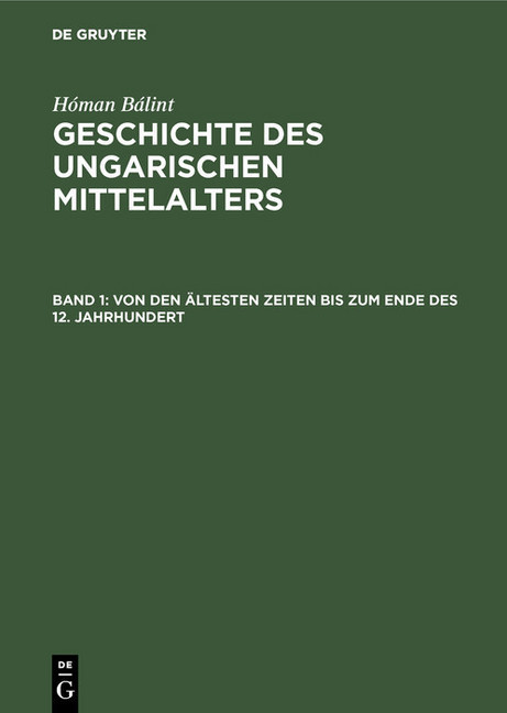 Von den ältesten Zeiten bis zum Ende des 12. Jahrhundert main product photo