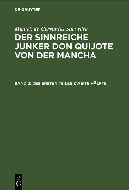 Des ersten Teiles zweite Hälfte main product photo