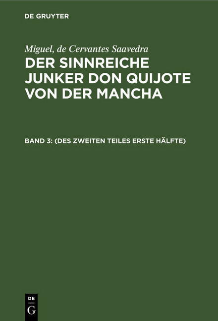 (Des zweiten Teiles erste Hälfte) main product photo
