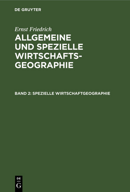 Spezielle Wirtschaftgeographie main product photo