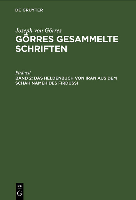 Das Heldenbuch von Iran aus dem Schah Nameh des Firdussi main product photo