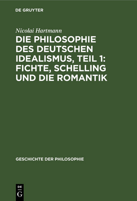 Die Philosophie des deutschen Idealismus, Teil 1: Fichte, Schelling und die Romantik main product photo
