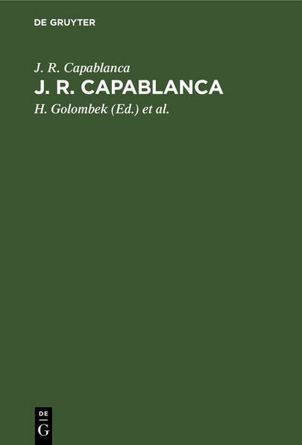 J. R. Capablanca main product photo