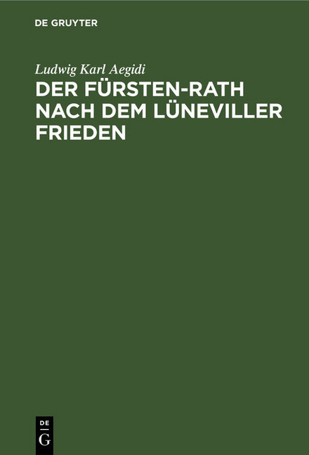 Der Fürsten-Rath nach dem Lüneviller Frieden main product photo