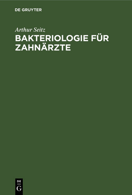 Bakteriologie für Zahnärzte main product photo