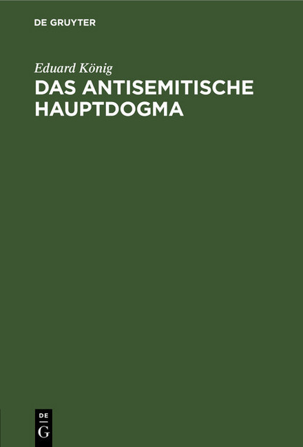 Das antisemitische Hauptdogma main product photo