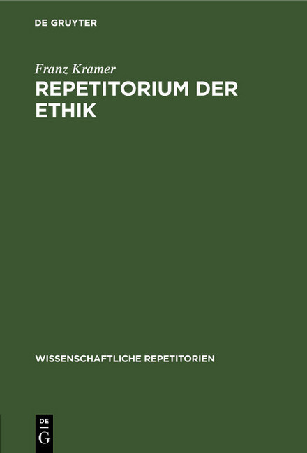 Repetitorium der Ethik main product photo