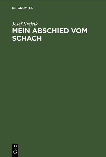 Mein Abschied vom Schach main product photo