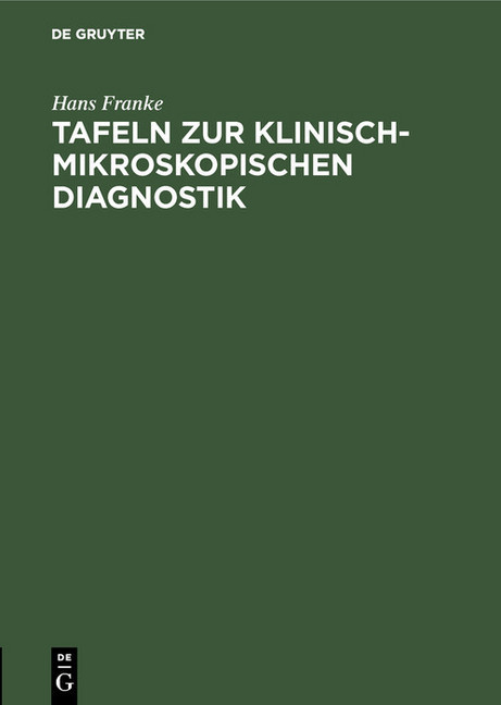 Tafeln zur klinisch-mikroskopischen Diagnostik main product photo