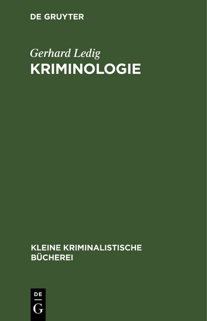 Kriminologie main product photo