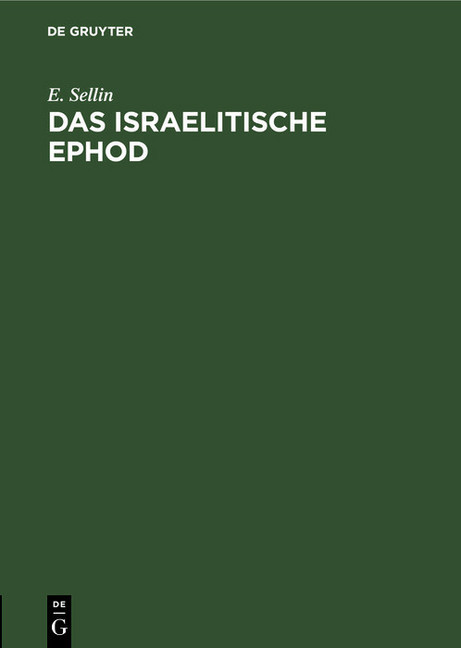 Das israelitische Ephod main product photo