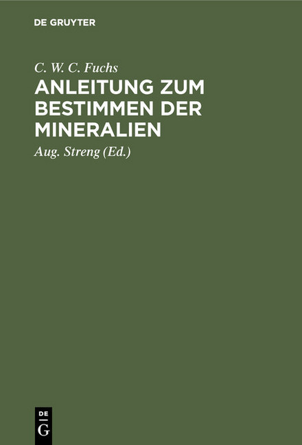 Anleitung zum Bestimmen der Mineralien main product photo