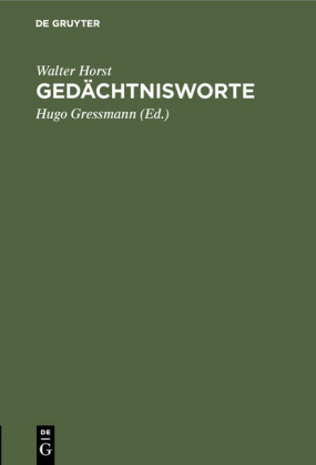 Gedächtnisworte