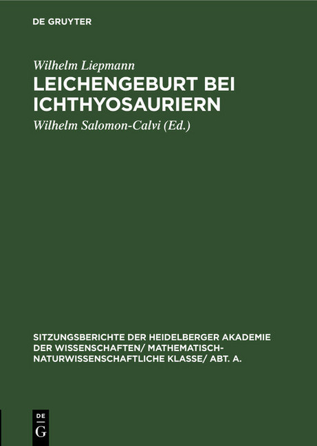 Leichengeburt bei Ichthyosauriern main product photo