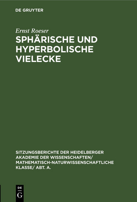 Sphärische und hyperbolische Vielecke main product photo