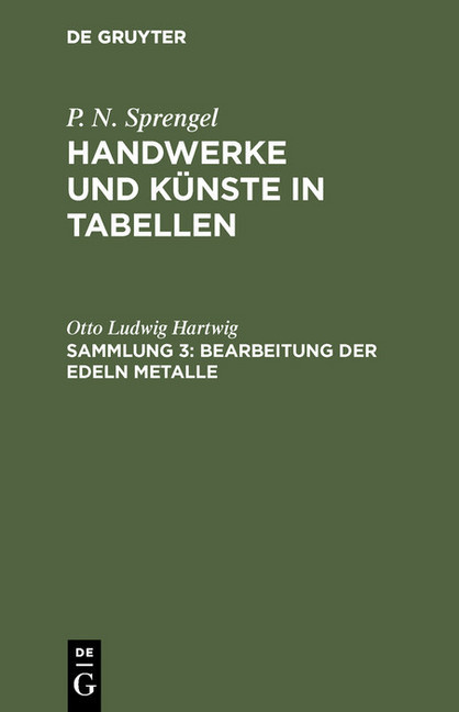 Bearbeitung der edeln Metalle main product photo