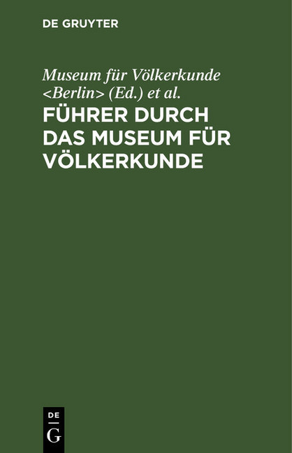 Führer durch das Museum für Völkerkunde main product photo