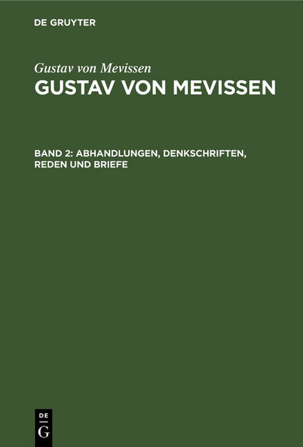 Abhandlungen, Denkschriften, Reden und Briefe main product photo