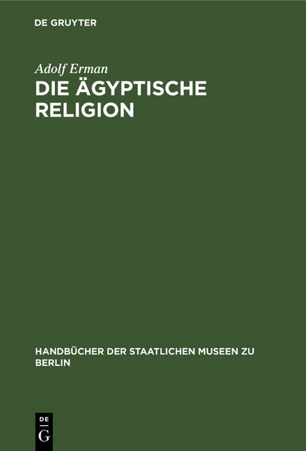 Die ägyptische Religion main product photo