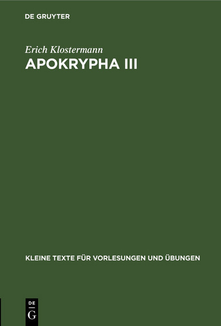 Apokrypha III main product photo