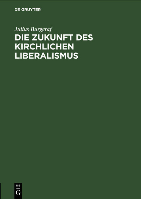 Die Zukunft des kirchlichen Liberalismus main product photo