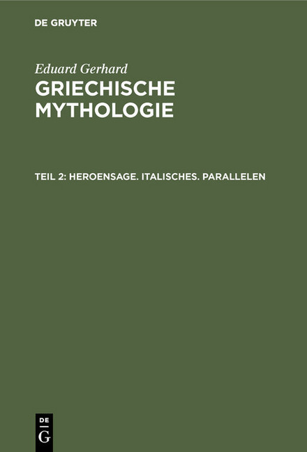 Heroensage. Italisches. Parallelen main product photo