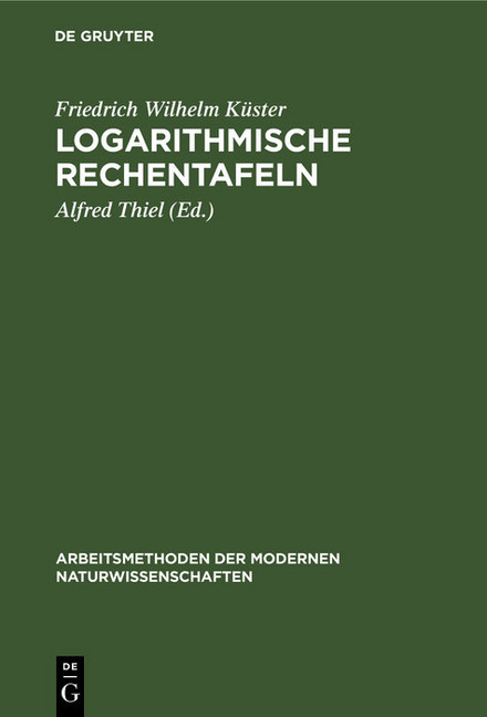 Logarithmische Rechentafeln main product photo
