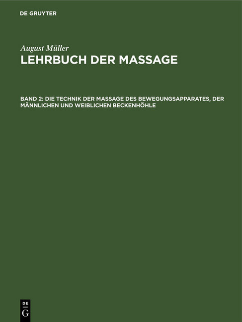 Die Technik der Massage des Bewegungsapparates, der männlichen und weiblichen Beckenhöhle main product photo