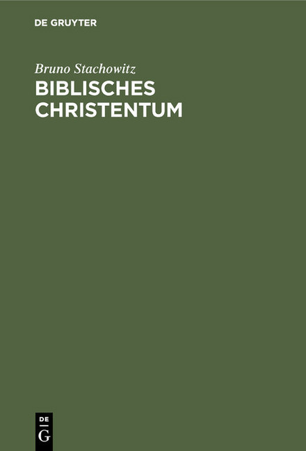 Biblisches Christentum main product photo